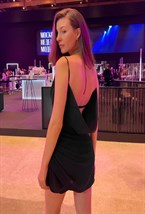 Черное платье с топом Джозефина - фото 109891