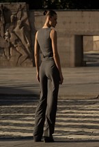 Брюки модельного кроя из тонкой шерсти - фото 109908