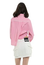 Джинсовая юбка-карго - фото 109921