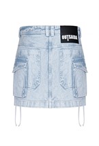 Джинсовая юбка-карго - фото 109927