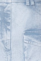 Джинсовая юбка-карго - фото 109929