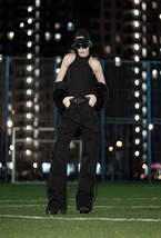 Майка X белая из трикотажа в рубчик - фото 109933