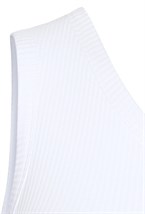 Топ на одно плечо из плотного трикотажа - фото 109959