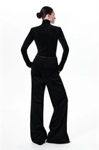 Бархатные брюки - фото 110036