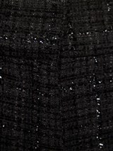 Вечерние широкие брюки из твида с люрексом - фото 110072