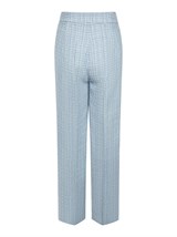 Вечерние широкие брюки из твида с люрексом - фото 110076