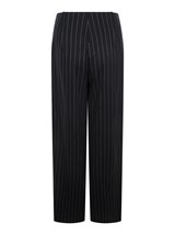 Летние широкие брюки из хлопка в полоску - фото 110088