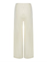 Летние широкие брюки из хлопка в полоску - фото 110100