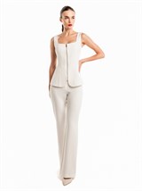 Жилет приталенный на молнии - фото 110143