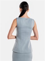 Жилет приталенный на молнии - фото 110183