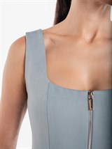 Жилет приталенный на молнии - фото 110185