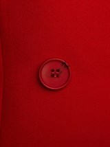 Двубортный жилет с объемными плечами - фото 110209