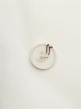 Двубортный жилет с объемными плечами - фото 110219