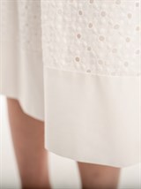 Летнее платье миди из хлопка с шитьем - фото 110237