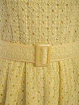 Летнее платье миди из хлопка с шитьем - фото 110244