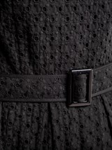 Летнее платье миди из хлопка с шитьем - фото 110256