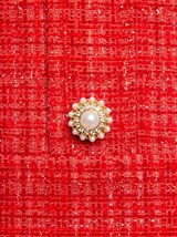 Вечернее платье-бандо мини из твида с люрексом - фото 110284