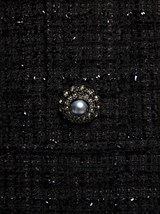 Вечернее платье-бандо мини из твида с люрексом - фото 110301