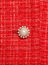 Вечерний прямой жакет из твида с люрексом - фото 110364