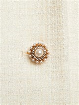 Вечерний прямой жакет из твида с люрексом - фото 110371