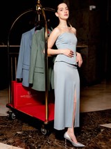 Корсет из костюмной ткани - фото 110382