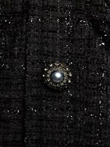 Вечерний корсетный топ с чашками из твида с люрексом - фото 110403