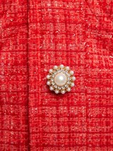 Вечерний корсетный топ с чашками из твида с люрексом - фото 110406