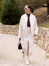 Рубашка полупрозрачная из хлопка с вискозой - фото 110445