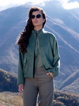 Рубашка полупрозрачная из хлопка с вискозой - фото 110451