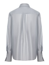 Рубашка полупрозрачная из хлопка с вискозой - фото 110456