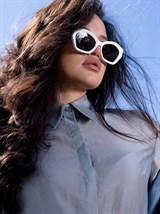 Рубашка полупрозрачная из хлопка с вискозой - фото 110458