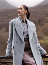 Рубашка полупрозрачная из хлопка с вискозой - фото 110461