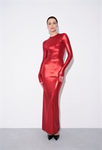 Платье Трикотажное С Открытой Спиной - фото 110733