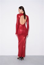 Платье Трикотажное С Открытой Спиной - фото 110734