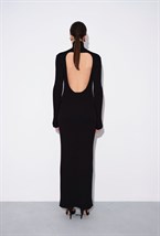 Платье С Открытой Спиной Трикотажное - фото 110759