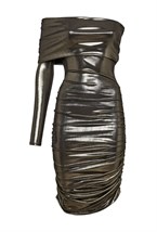 Платье Мини На Одно Плечо - фото 110776