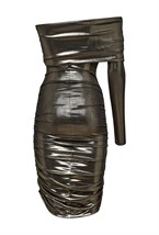 Платье Мини На Одно Плечо - фото 110777