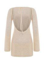 Платье С Открытой Спиной Трикотажное - фото 110791