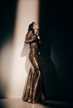 Юбка Макси Пайетки - фото 110809