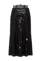 Юбка Миди Из Пайеток - фото 110818