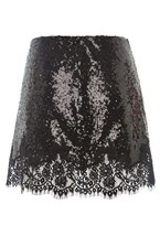 Юбка-Мини Из Пайеток - фото 110861