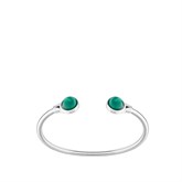 Браслет Cabochon flexible bangle - фото 111556