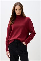Джемпер с горлом RED WINE - фото 111874