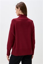 Джемпер с горлом RED WINE - фото 111875