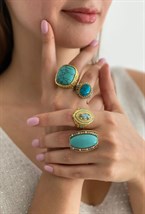 Кольцо Baby Blue Tsarina - фото 112981