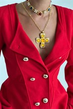 Колье Dolce Gold Cross - фото 113019