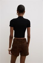 Топ с короткими рукавами Moco - фото 113420