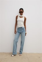 Джинсы прямые - фото 113486