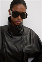 Кожаная куртка-обёртка - фото 113504