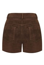 Замшевые шорты - фото 113549